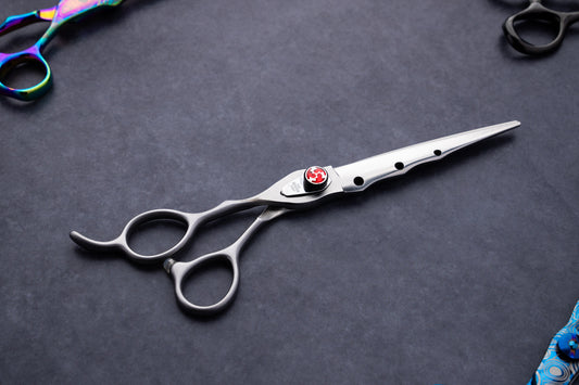 Kappatsu Series 7" Left Handed Japanese Steel Hairdressing Scissors