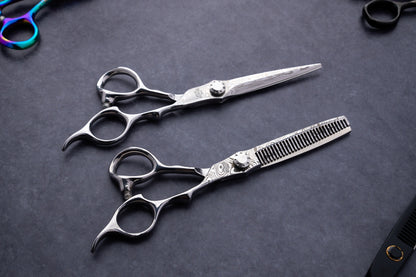 Korumo Series 6" Left Handed Japanese Steel Hairdressing Scissors