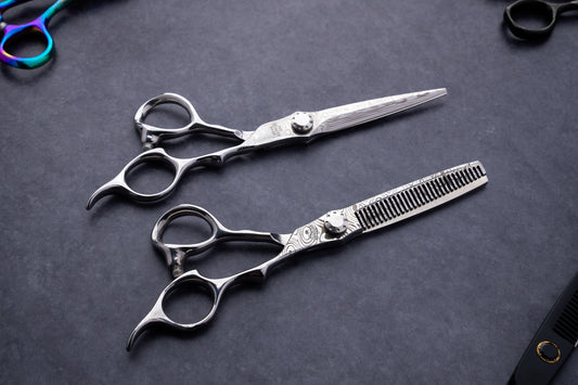 Kuromu Series 6" Japanese Steel Hairdressing Scissors