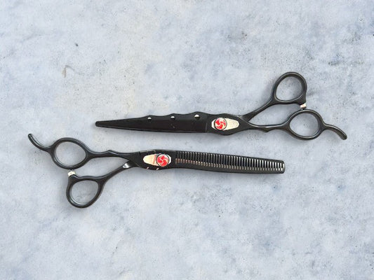 Yurei Series 7" Left Handed Japanese Steel Hairdressing Scissors