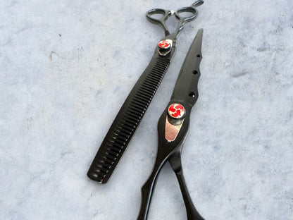 Yurei Series 7" Left Handed Japanese Steel Hairdressing Scissors