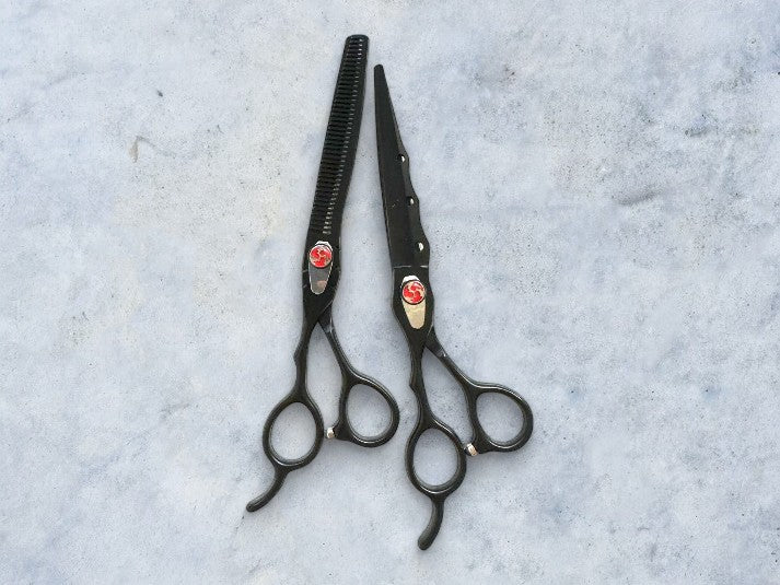 Yurei Series 7" Left Handed Japanese Steel Hairdressing Scissors